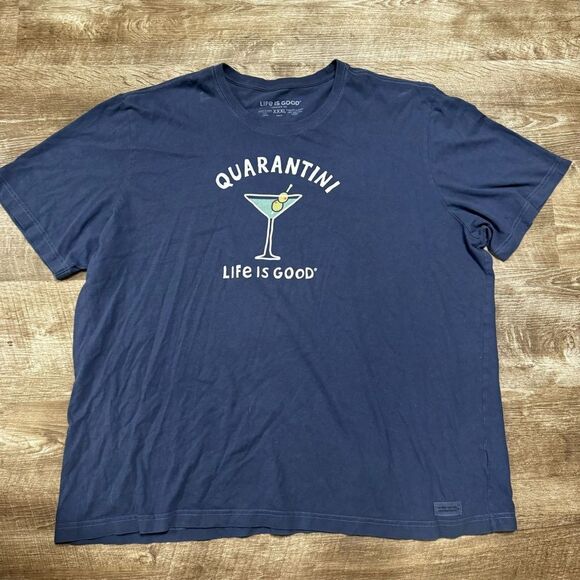 Life is Good Quarantini Cocktail T-Shirt Size XXL - Picture 1 of 8